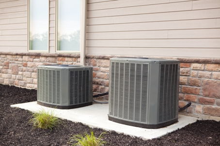 Two new high efficiency air conditioners.